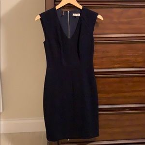 Rebecca Taylor sheath dress navy size 0